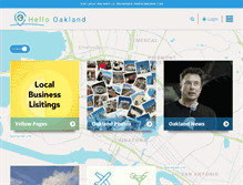 Tablet Screenshot of hellooakland.com